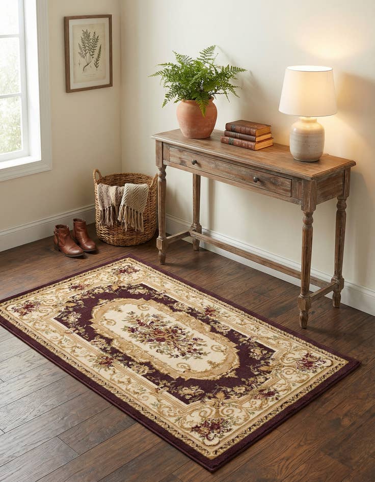 Detail image of 3' x 5' 3 Classic Aubusson Rug