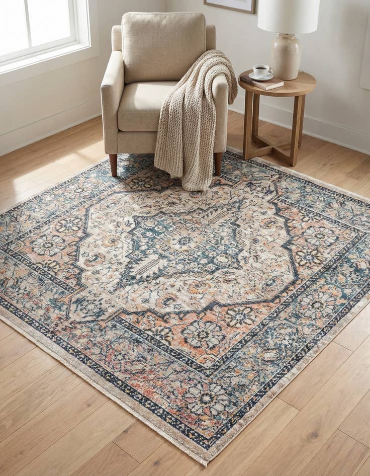 Detail image of 6' x 6' Lola Square Rug