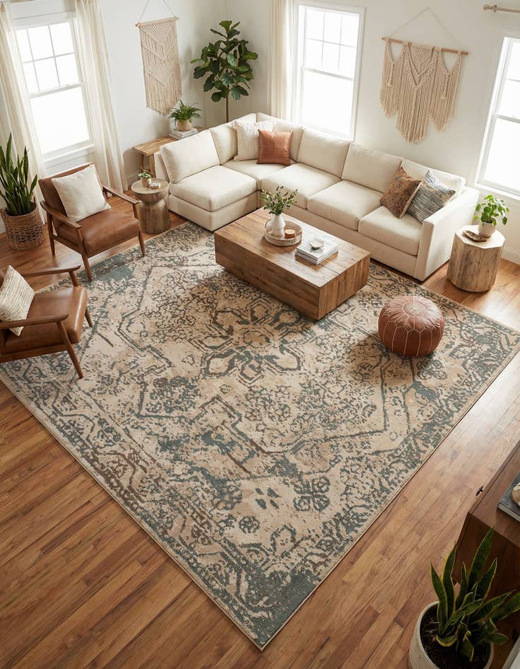 Detail image of 10' x 10' Sahara Square Rug