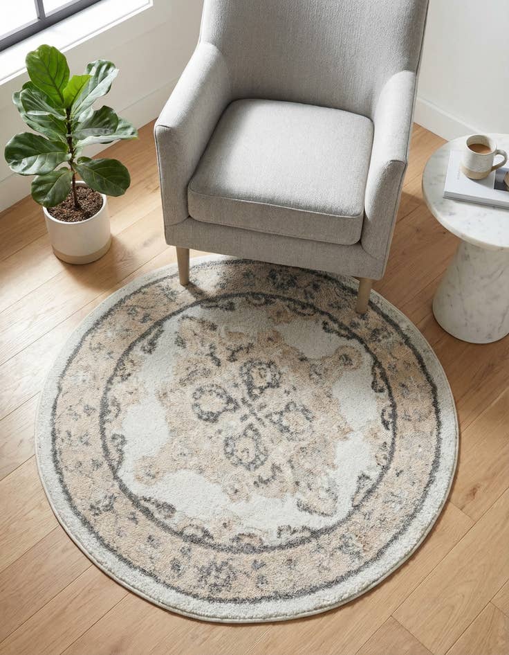 Detail image of 3' 3 x 3' 3 Parker Round Rug