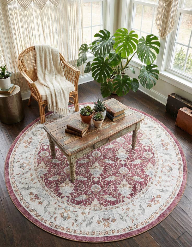 Detail image of 7' 10 x 7' 10 Timeless Round Rug