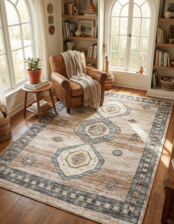 Detail image of 6' 7 x 9' Medina Rug