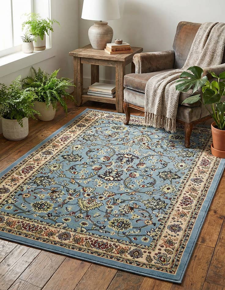 Detail image of 4' x 6' Kashan Design Rug