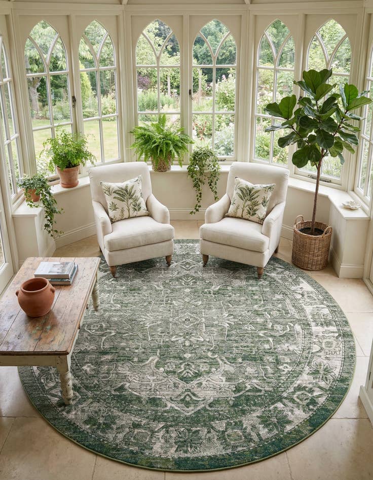 Detail image of 10' x 10' Isabella Round Rug