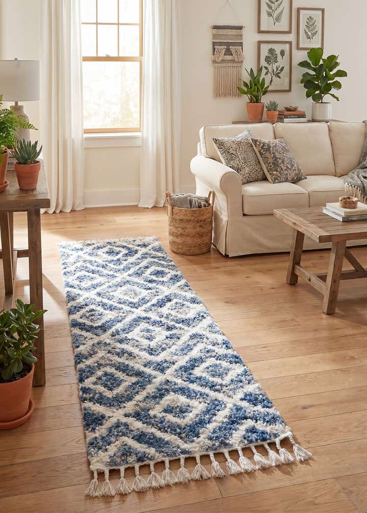 2' 2 x 6' Lagom Shag Runner Rug