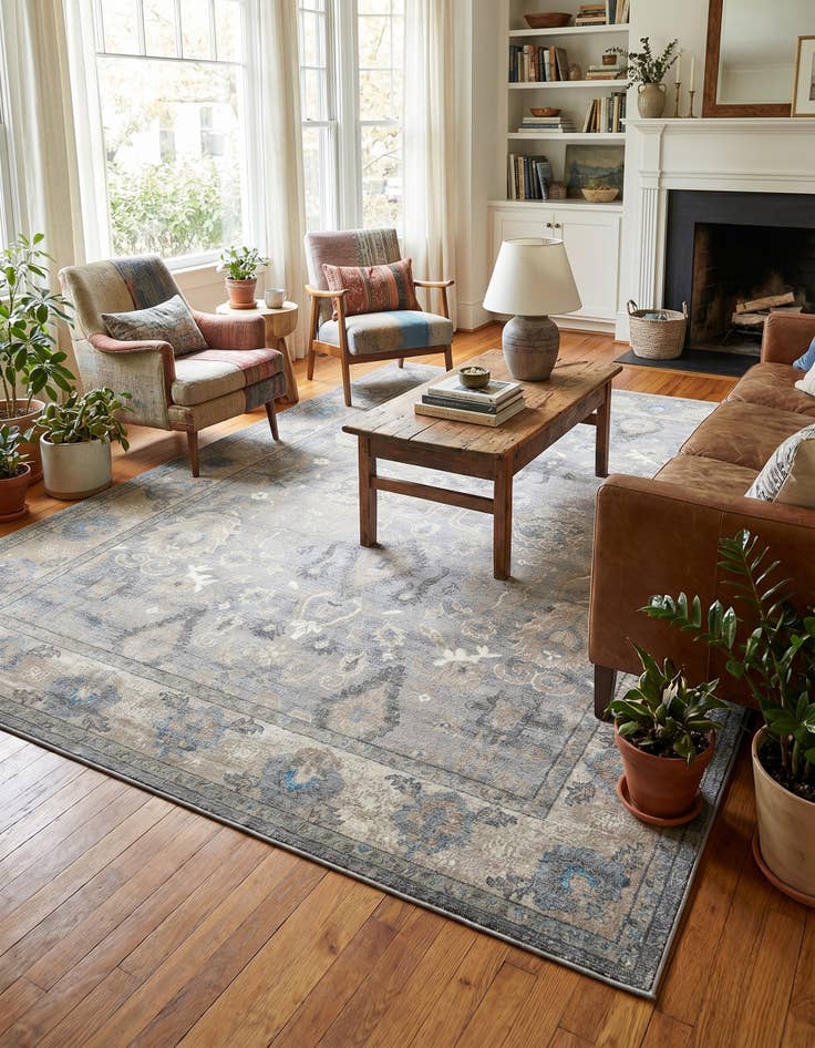 Detail image of 8' x 10' Viola Rug
