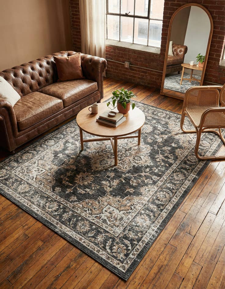 Detail image of Jill Zarin 5' 3 x 8' Uptown Central Park Rug