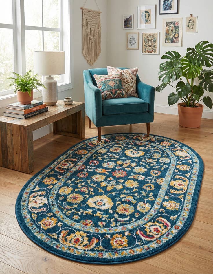 Detail image of 4' x 6' Aurelia Oval Rug