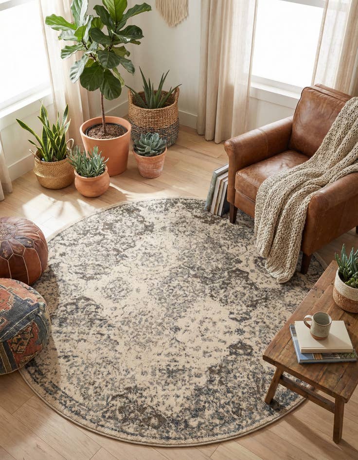 Detail image of 6' x 6' Mojave Round Rug