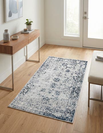 Light Blue Monte Carlo Rug