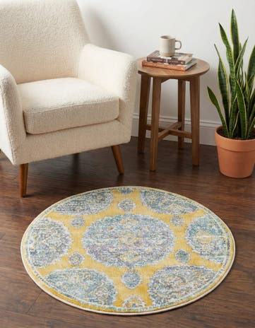 3' 3 x 3' 3 Paragon Round Rug