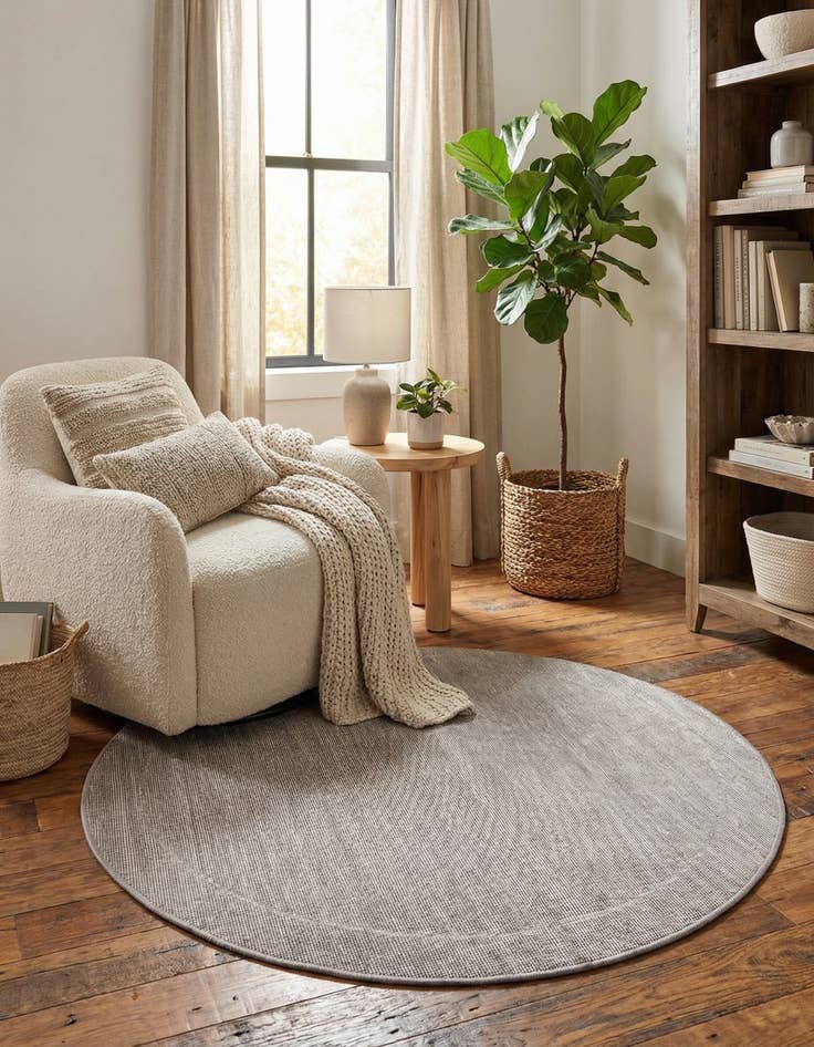 Detail image of 3' 7 x 3' 7 SoHo Round Rug