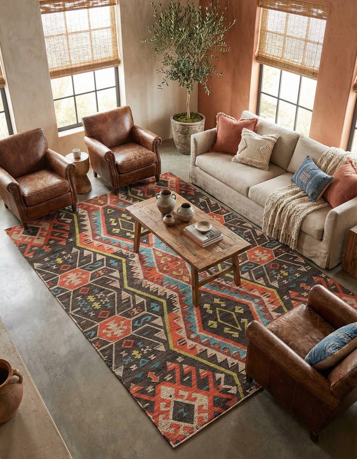 Detail image of 9' x 12' Chenille Jute Rug