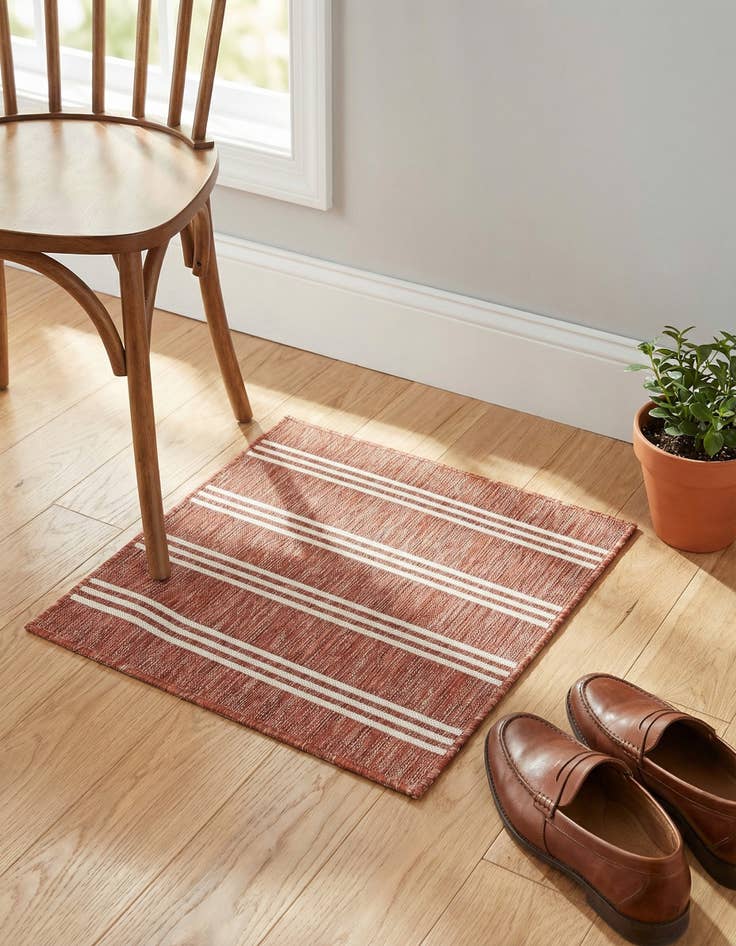 Detail image of 1' 4 x 1' 4 Washable Jill Zarin Anguilla Indoor / Outdoor Sample Rug