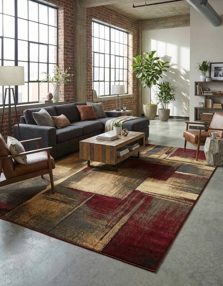 Detail image of 7' x 10' Coffee Shop Rug