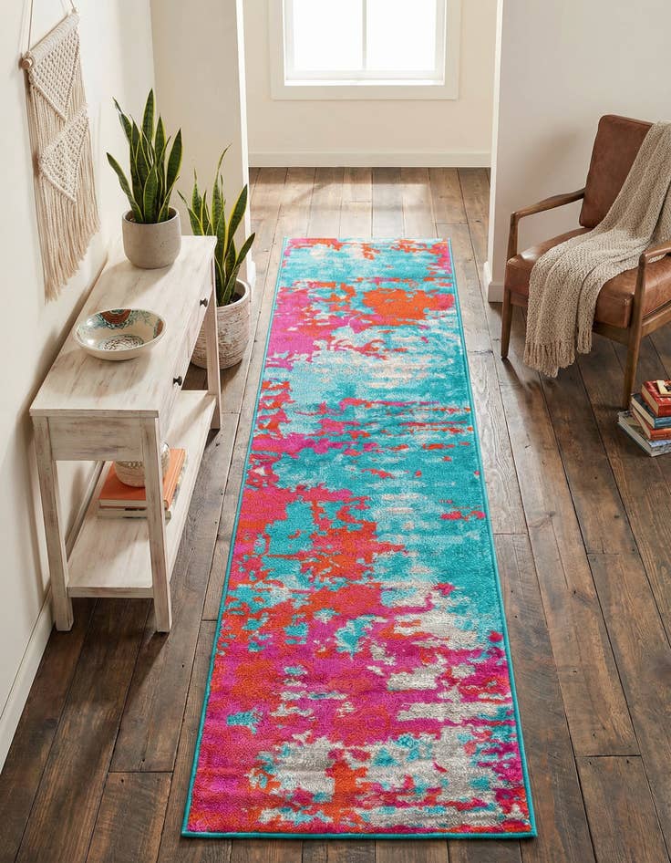 Detail image of 2' x 8' Azalea Runner Rug