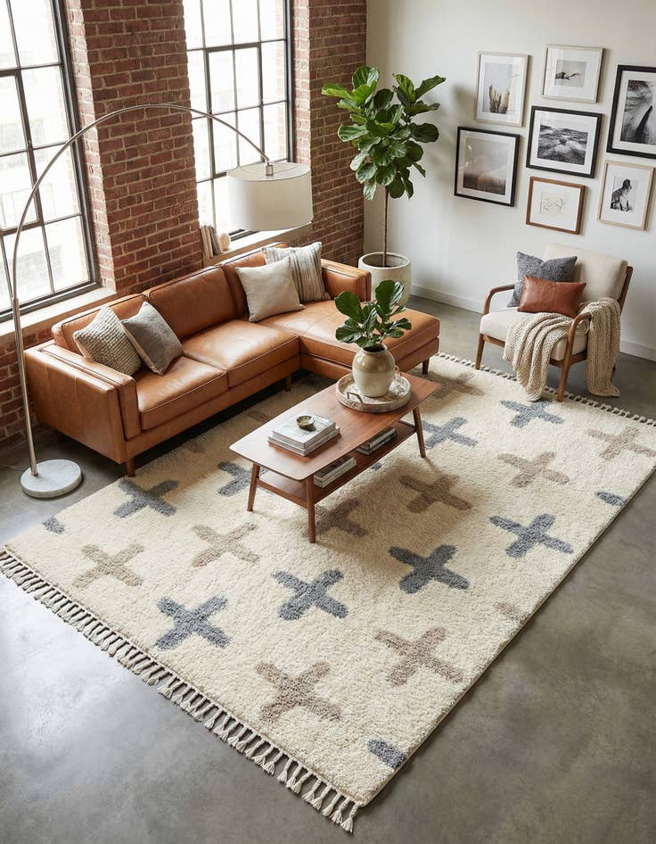 Detail image of 9' x 12' 2 Lagom Shag Rug