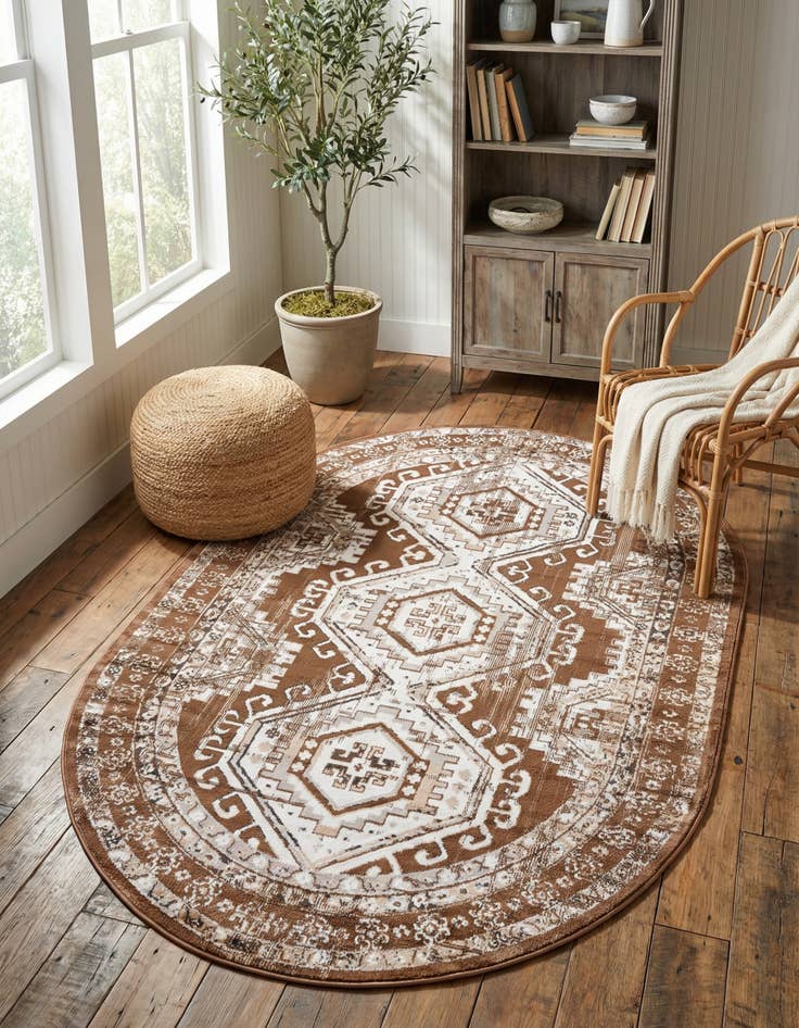 Detail image of 5' 3 x 8' Charlotte Oval Rug