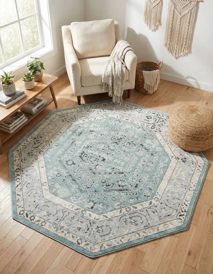 Detail image of 7' x 7' Aurelia Octagon Rug