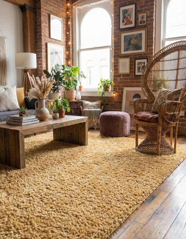 Detail image of 7' x 10' Zermatt Shag Rug