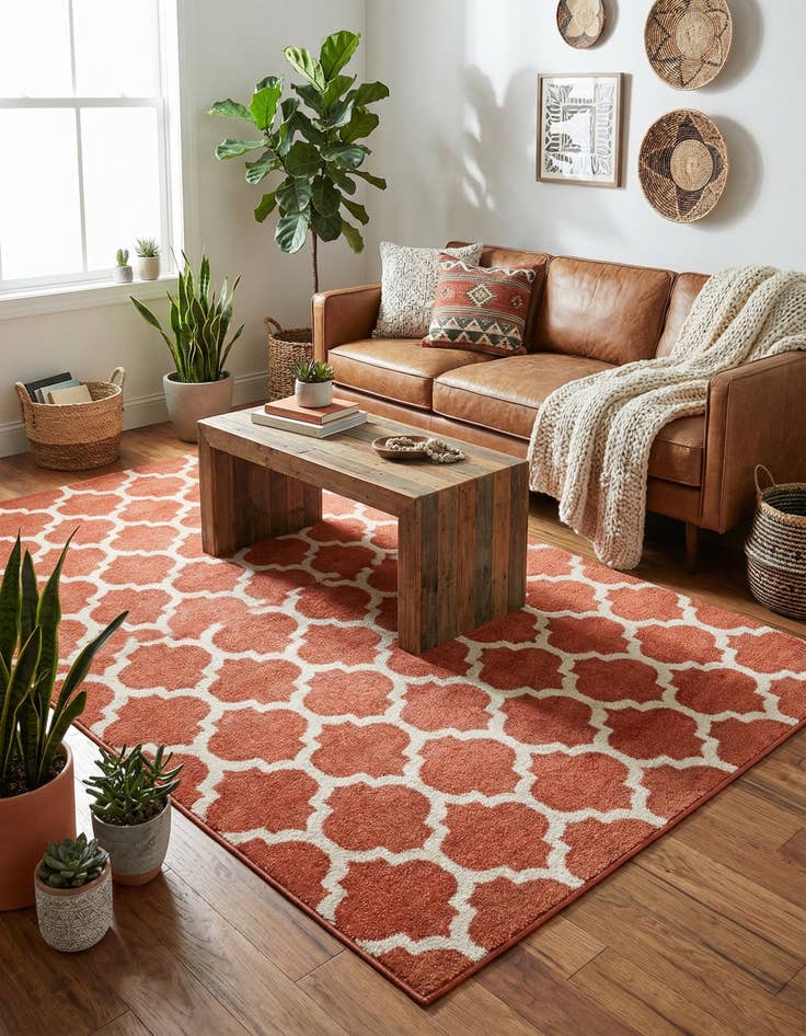 Detail image of 7' x 10' Trellis Rug