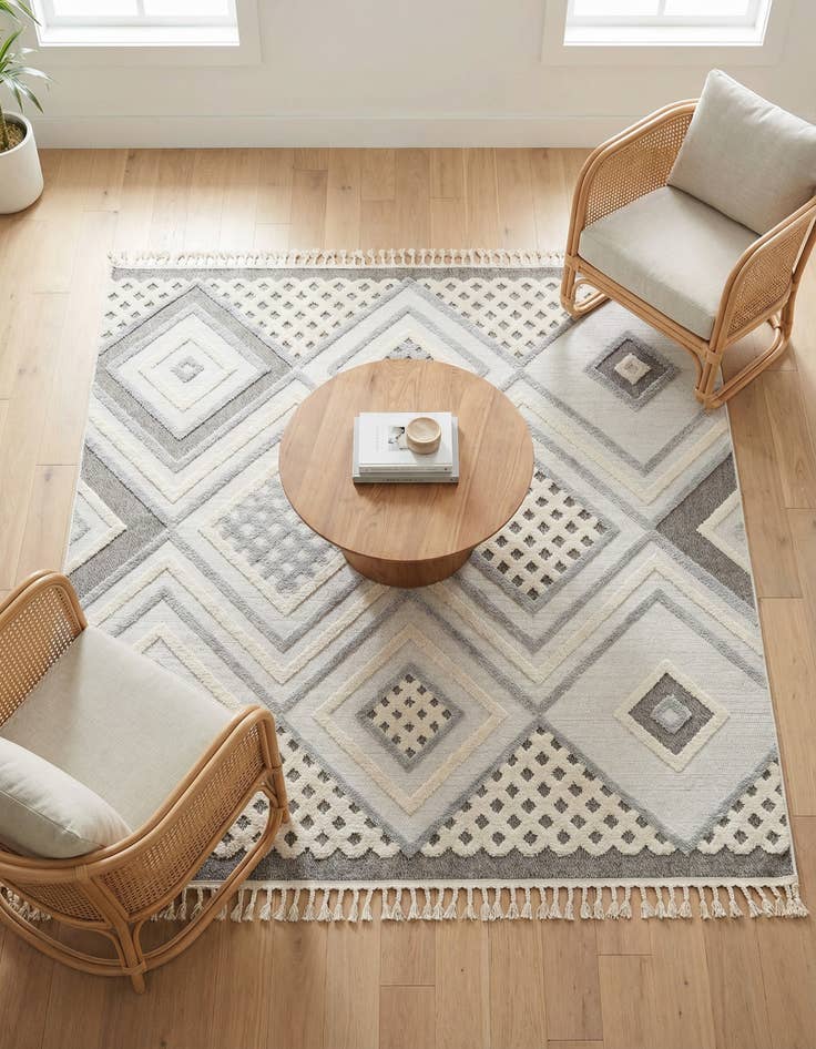 Detail image of 7' 10 x 7' 10 Arlo Square Rug