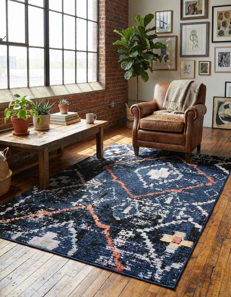 Detail image of 5' x 8' Morocco Rug