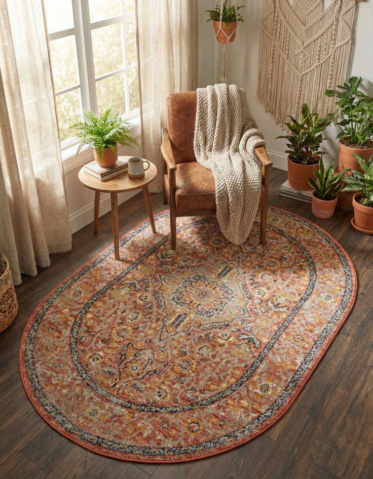 Detail image of  4' x 6' Lola Oval Rug