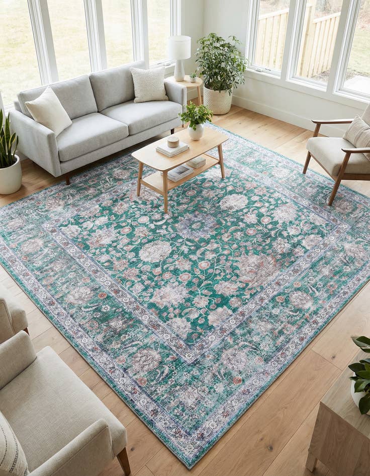 Detail image of 7' 10 x 7' 10 Yara Square Rug