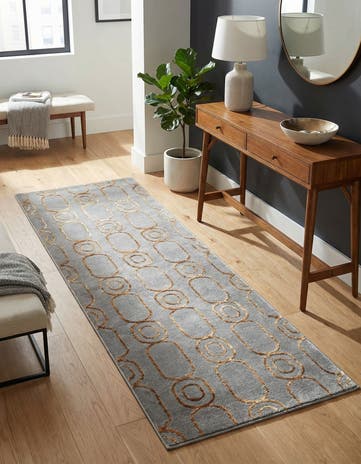 2' x 6' Vogue Geo Runner Rug