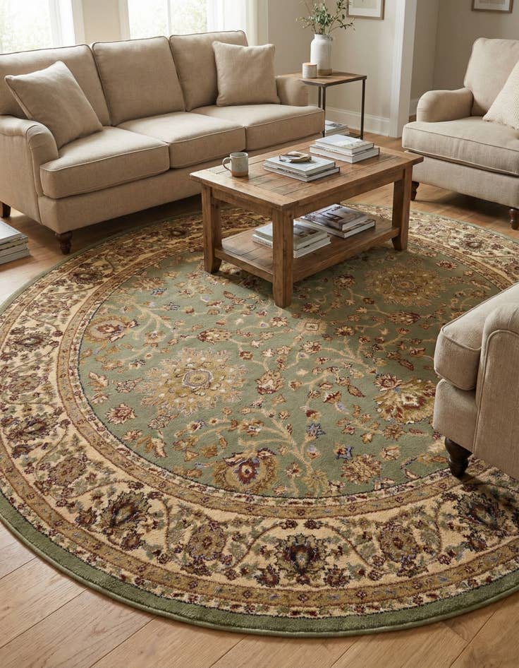 Detail image of 7' 10 x 7' 10 Aditi Round Rug