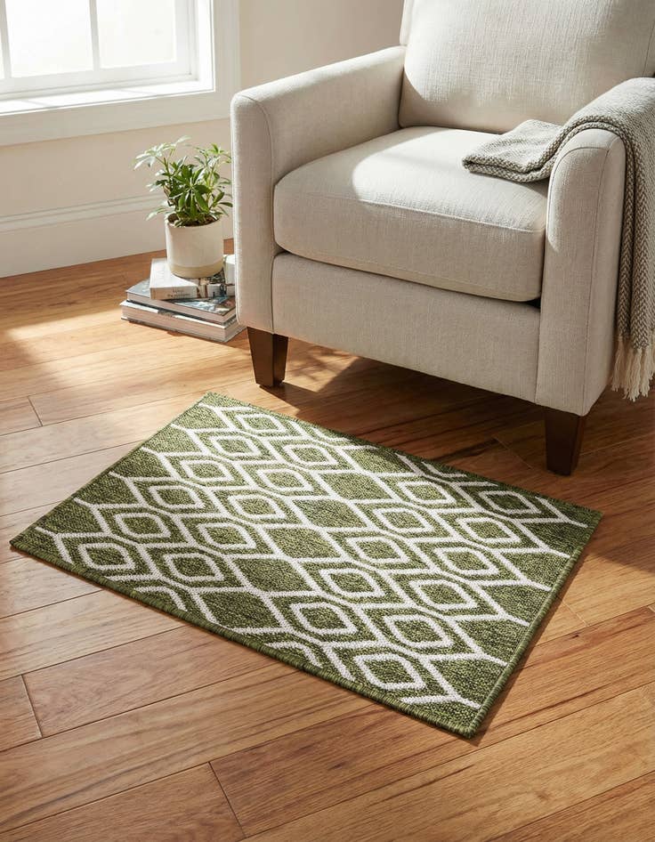 Detail image of 2' x 3' Washable Jill Zarin Turks and Caicos Indoor / Outdoor Rug