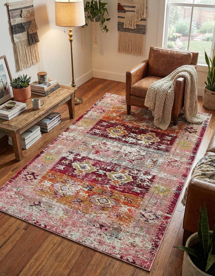 Detail image of 5' x 8' Washable El Paso Rug