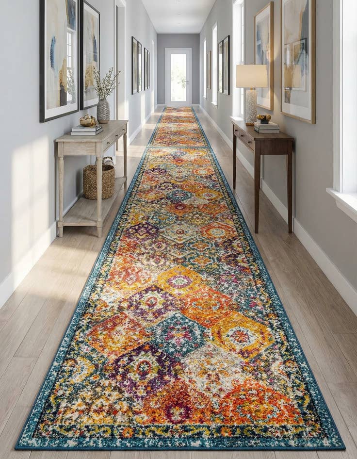 Detail image of  2' 7 x 16' 5 Madeline Runner Rug