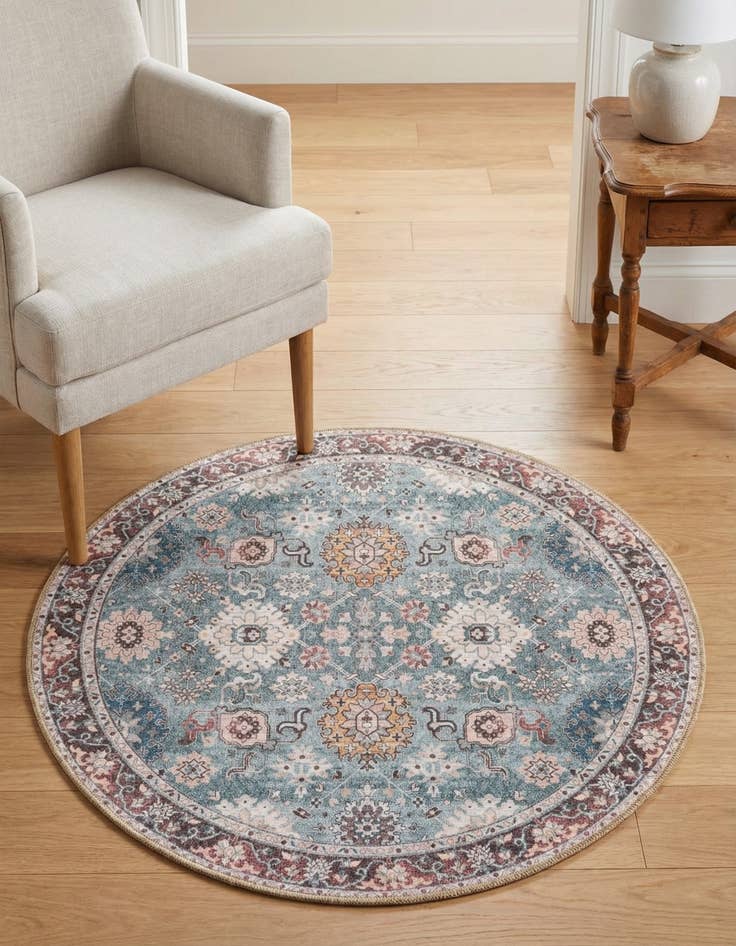 Detail image of 3' 6 x 3' 6 Timeless Round Rug