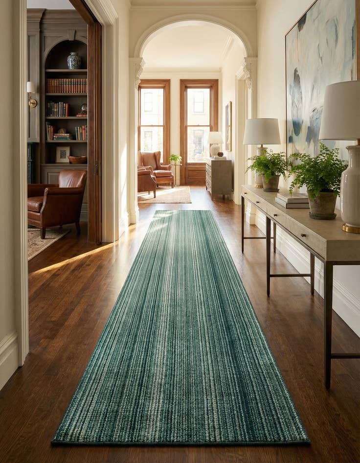 Detail image of  3' x 26' 3 Gemstone Runner Rug