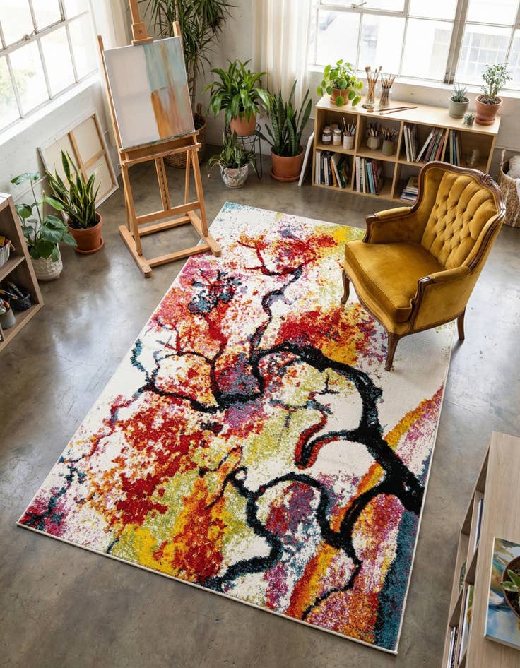 Detail image of 4' x 6' Tuscany Rug