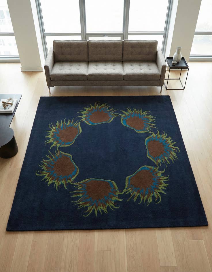 Detail image of 7' 7 x 7' 7 Luna Square Rug