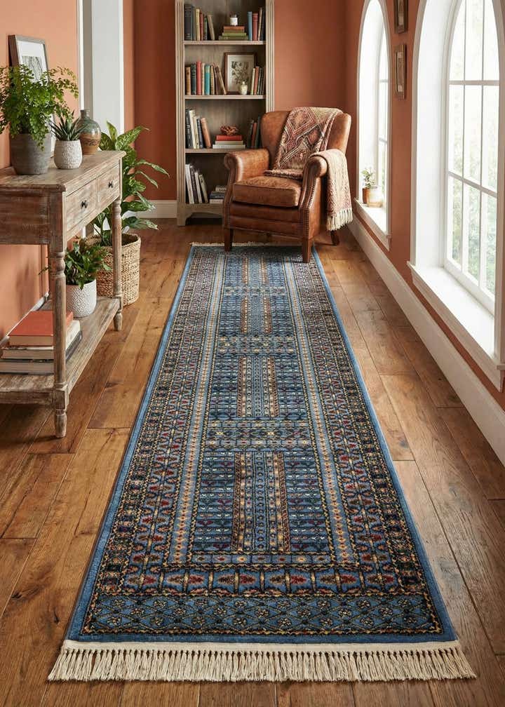 2' 7 x 10' Bokhara Runner Rug