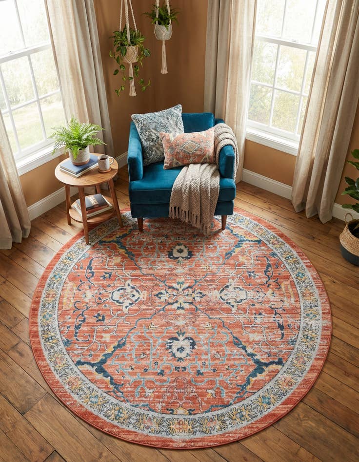 Detail image of 7' x 7' Lola Round Rug