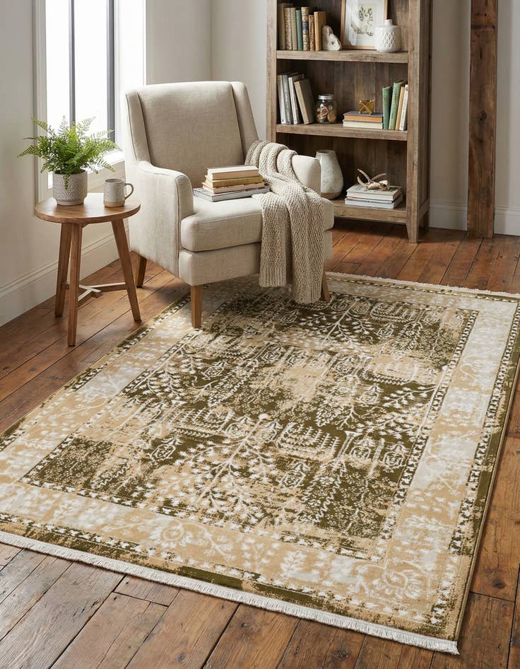 Detail image of 4' x 6' Nain Design Rug