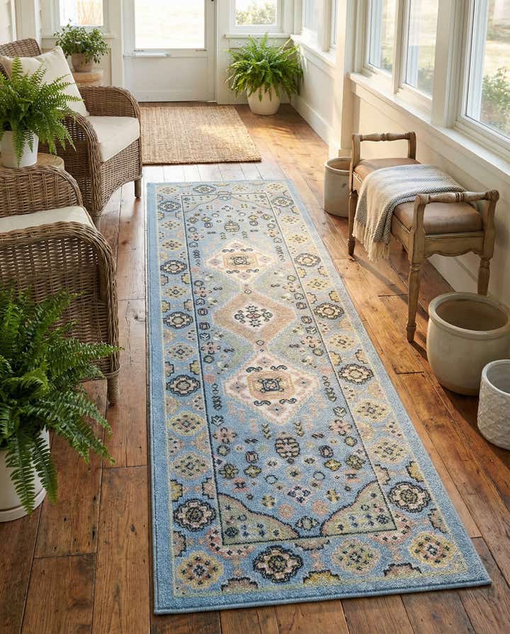 2' x 6' Kamala Washable Runner Rug