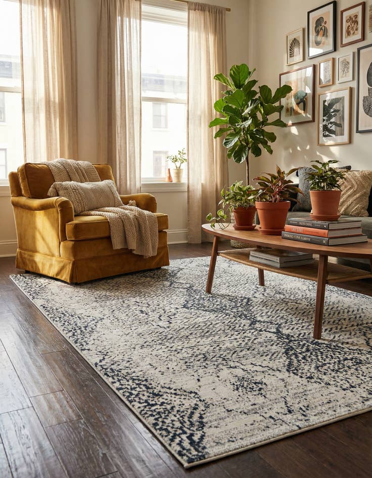 Detail image of 6' x 9' Kamala Washable Rug