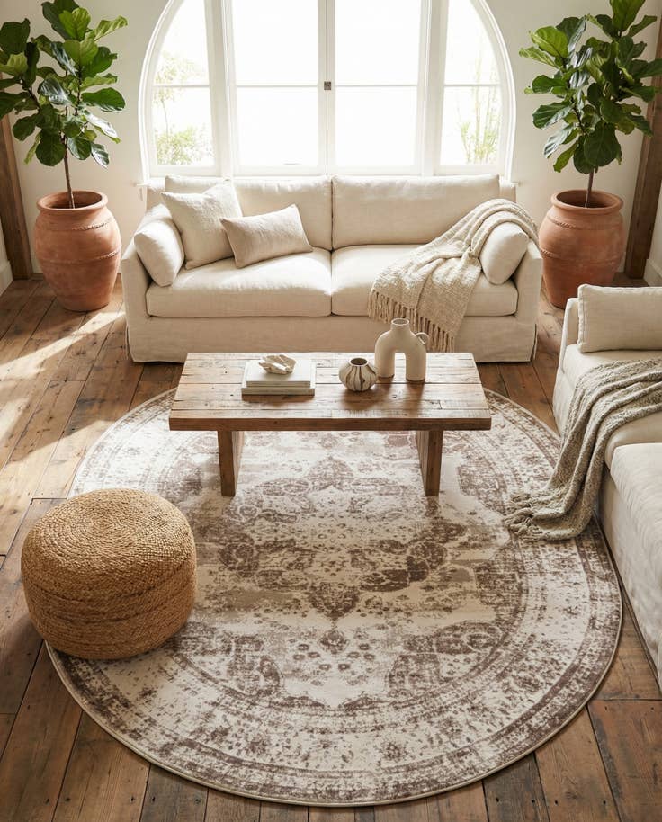 Detail image of 7' 10 x 10' Monte Carlo Oval Rug