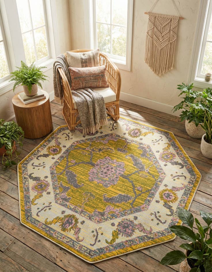 Detail image of 4' x 4' Paragon Octagon Rug