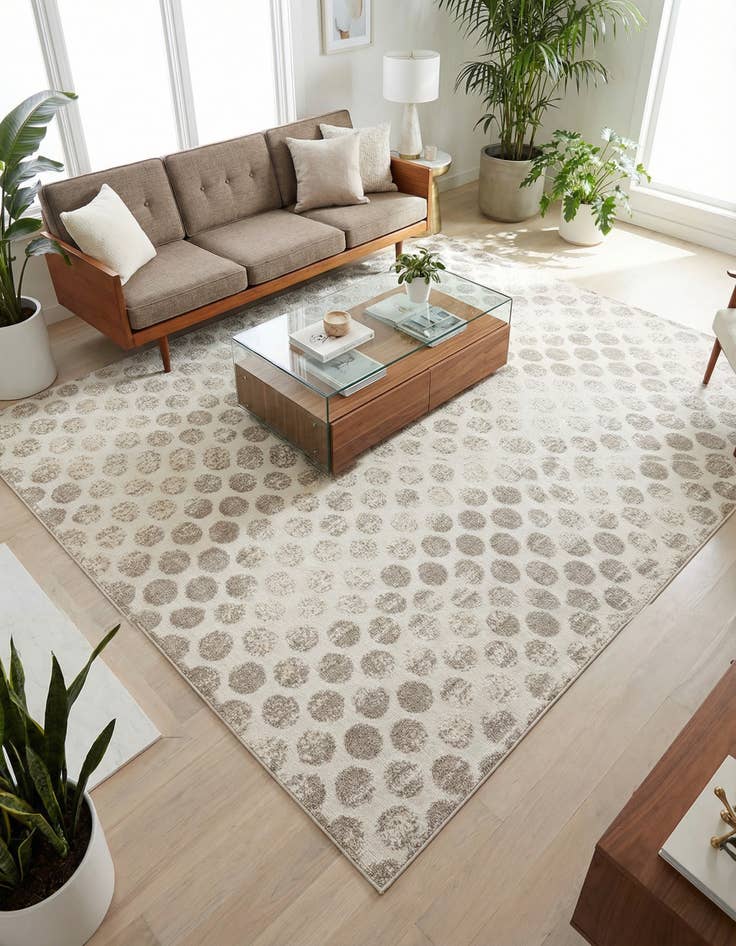 Detail image of 10' x 10' Washable Sabrina Soto Indoor / Outdoor Square Rug