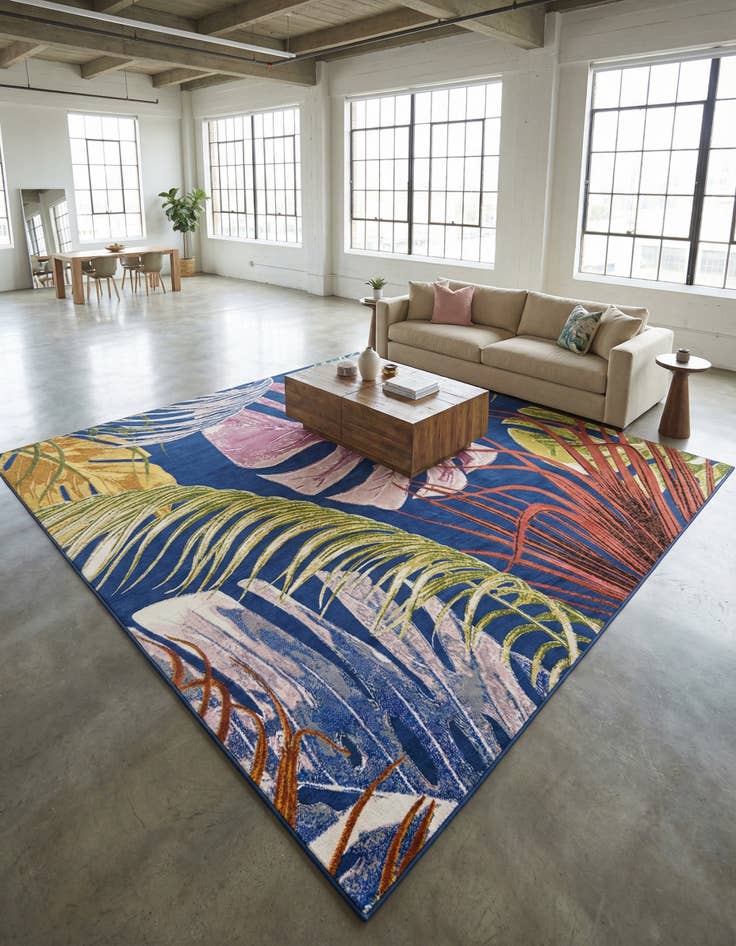 Detail image of 10' x 10' Blossom Square Rug