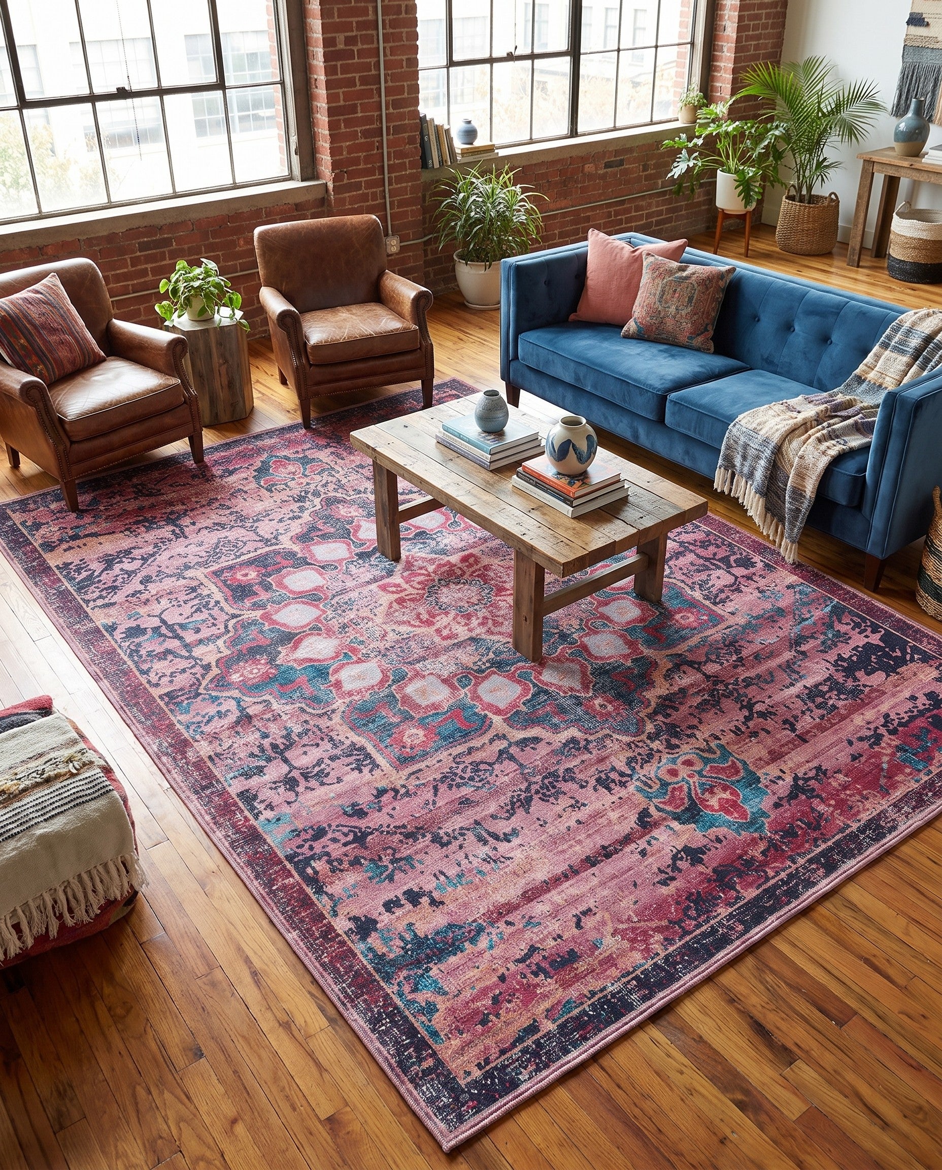 7' 3 x 10' Washable Francesca Rug