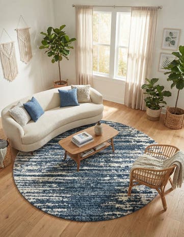 10' x 10' Serenity Shag Round Rug