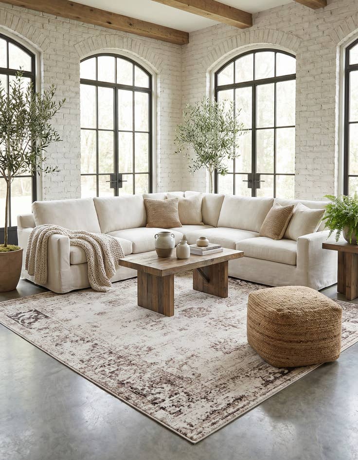 Detail image of 13' x 13' Monaco Square Rug